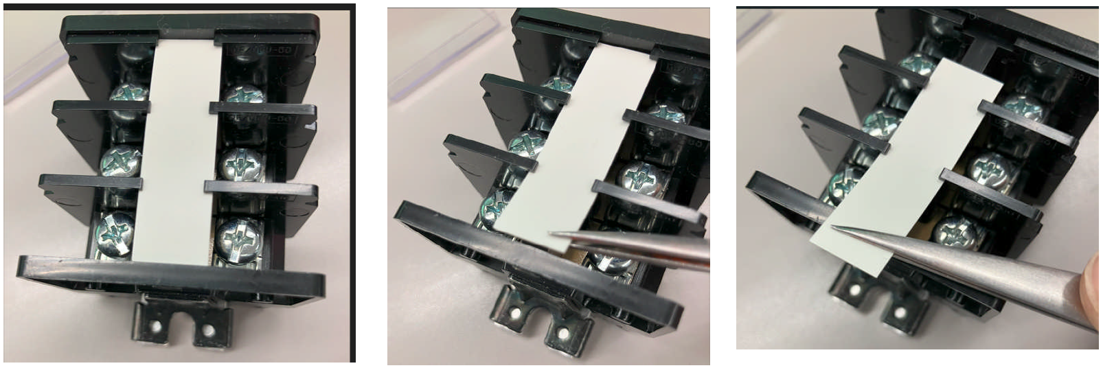 TBT 二段形端子台について、記名板の取外し方を教えてください。 – 製品FAQ